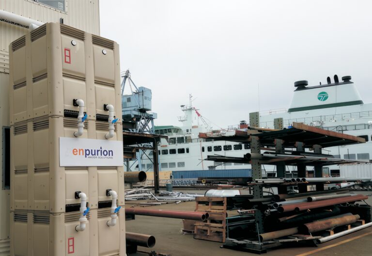 Enpurion DS Downspout Modular Treatment System for Washington State Ferries